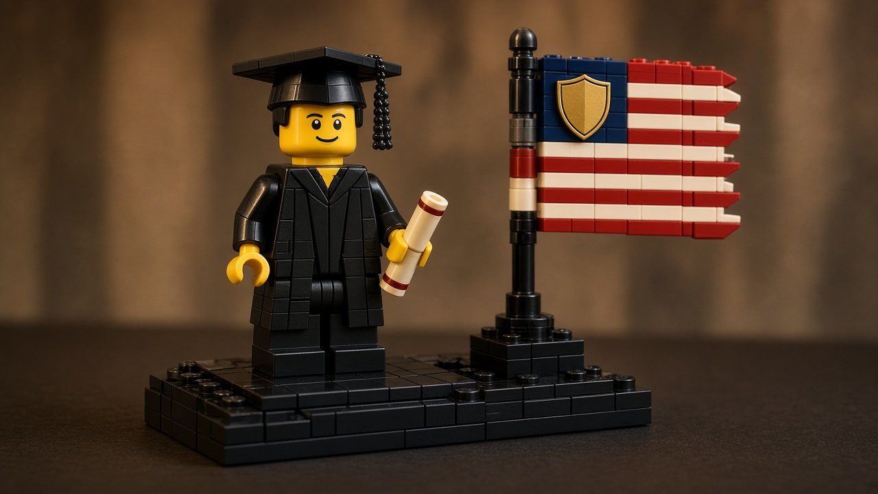 College graduation brick gift